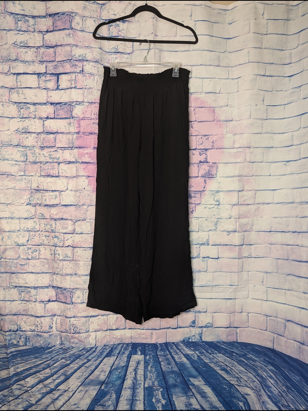 No Boundaries Black Wide-Leg Jumpsuit Pants